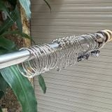 Móc treo rèm cửa Inox 304 ETOMAX ET3, vòng khoen tròn treo rèm đường kính 5cm