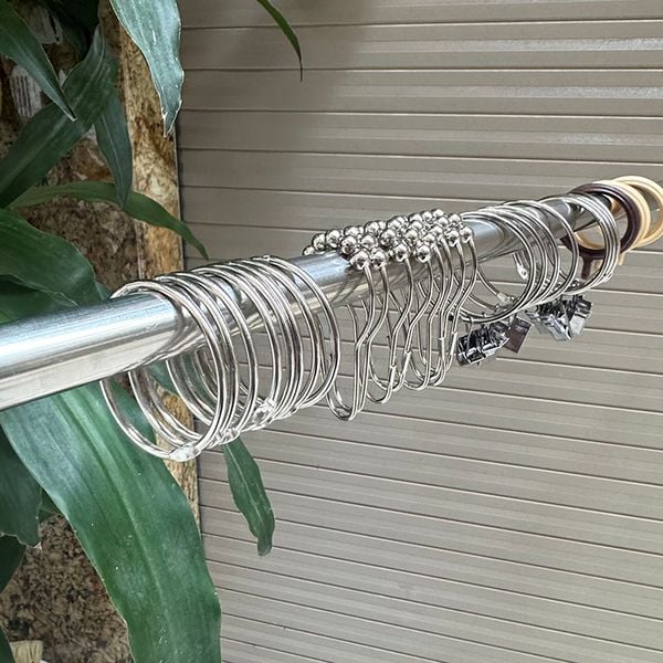 Móc treo rèm cửa Inox 304 ETOMAX ET3, vòng khoen tròn treo rèm đường kính 5cm