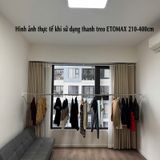 Thanh treo đa năng không cần khoan bắt vít, đường kính ống 25mm, chất liệu inox 304 cao cấp