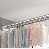 Thanh treo đa năng không cần khoan bắt vít, đường kính ống 32mm, chất liệu inox 304 cao cấp