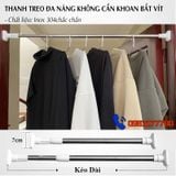 Thanh treo đa năng không cần khoan, không cần bắt vít V2