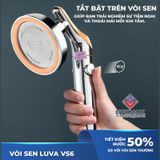 Vòi sen cây tăng áp LUVA VS6 thế hệ mới