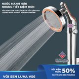 Vòi sen cây tăng áp LUVA VS6 thế hệ mới