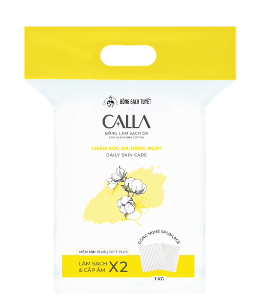  Bông làm sạch da Bông Bạch Tuyết Calla Mềm Mịn 1Kg 