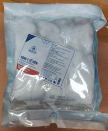  BÔNG Y TẾ VIÊN (Ø20MM) 25G - TIỆT TRÙNG (gói) 