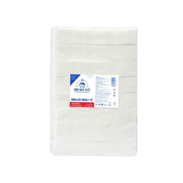  Bông y tế cắt Bạch Tuyết (5cm x 5cm) - 1Kg 