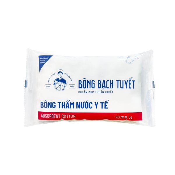  Bông y tế Bạch Tuyết  100gr, 45gr, 25gr, 10gr 