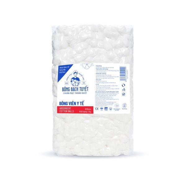  Bông viên y tế Ø20mm (1kg) 