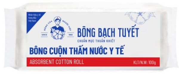  BÔNG Y TẾ THẤM NƯỚC 100G (gói) 