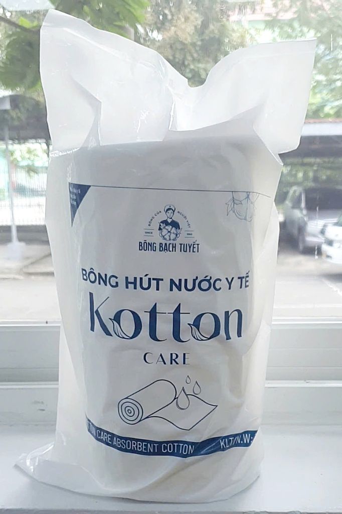  Bông hút nước y tế Kotton Care (1kg/gói) 