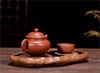 Thuyền trà để ấm chén kiểu Nhật lót ấm chén chất liệu tử sa cổ giả đá giá để ấm trà làm khô bàn trà phụ kiện trà đạo