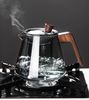 Ấm trà thủy tinh màu tro 700ml dùng cho các gia đình hoặc dùng làm ấm trà đơn cho người làm văn phòng