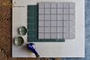 Gạch mosaic xanh lá đậm ArtM555