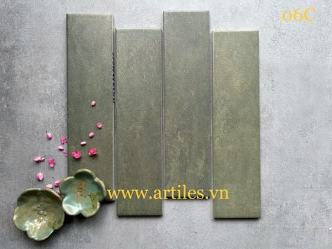  Gạch thẻ xanh mờ phẳng Art06C 