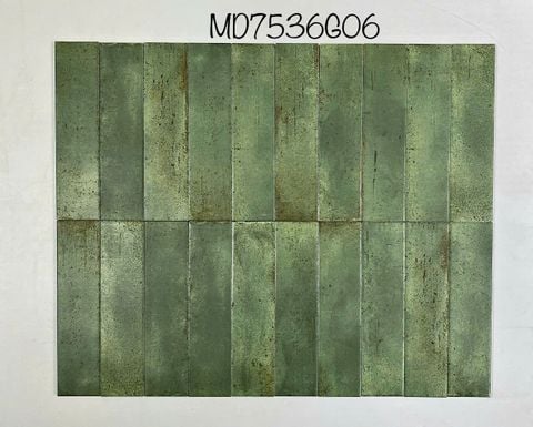  Gạch thẻ xanh lá loang nhám mờ ArtG06 