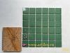 Gạch mosaic màu xanh lá đậm bóng ArtG554