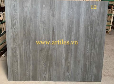  Gạch giả gỗ màu xám đen 20x100cm ArtM12 