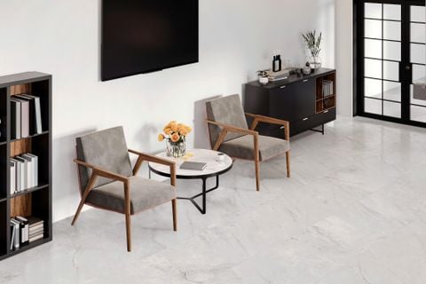  Gạch mờ mịn - gạch babyskin 60x120cm vân đá xám nhạt 