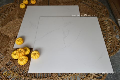  Gạch lát nền trắng khói mờ mịn Art8080 - 01 -M06 