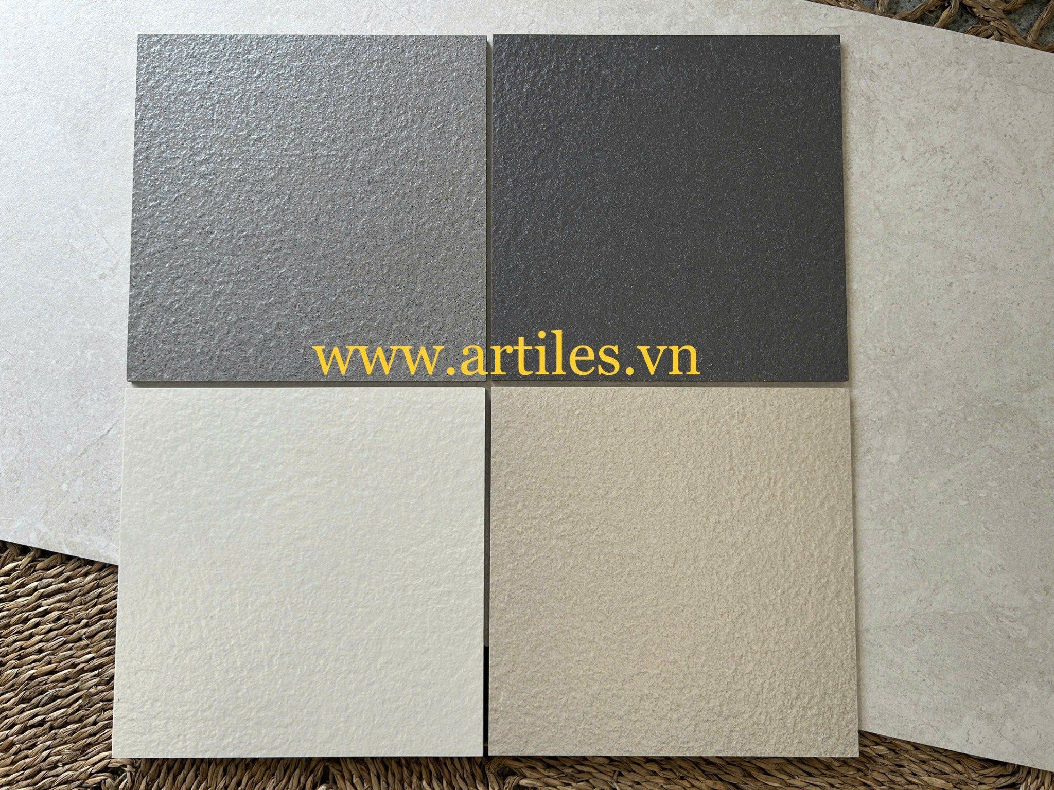 Gạch đá lát nền 30x30cm mờ sần