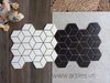 Gạch Mosaic Kim Cương Lập Phương Đen Mờ ArtM4804