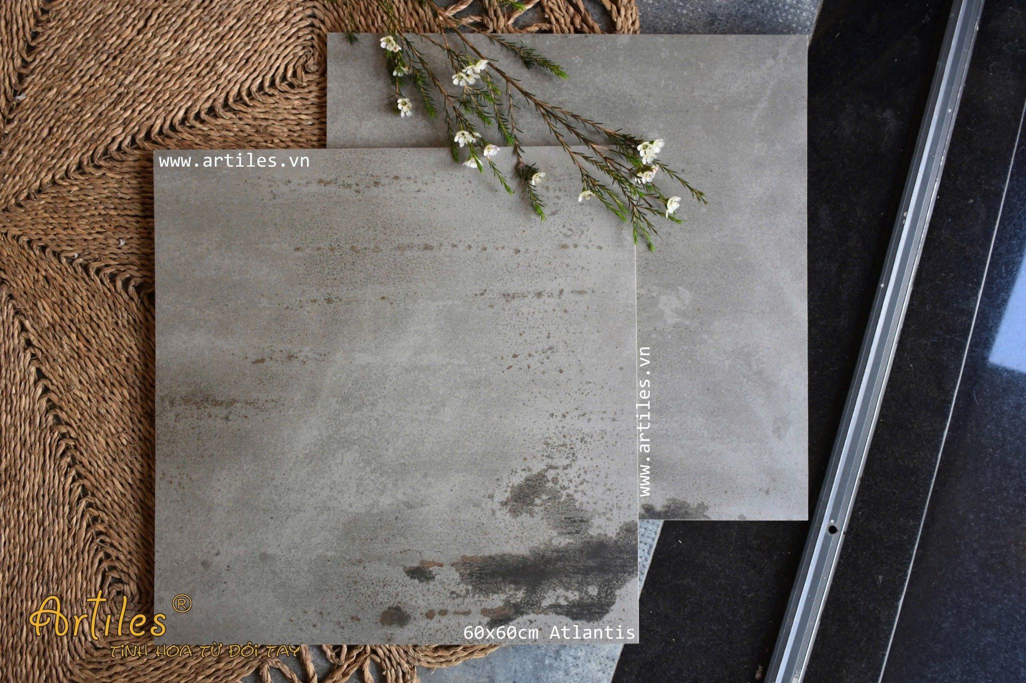 Gạch Metal giả kim loại rỉ sét 60x60cm Art3203