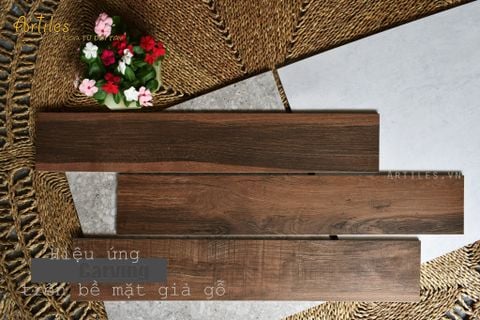  Gạch lát phòng ngủ vân gỗ đẹp ArtZ14-02 