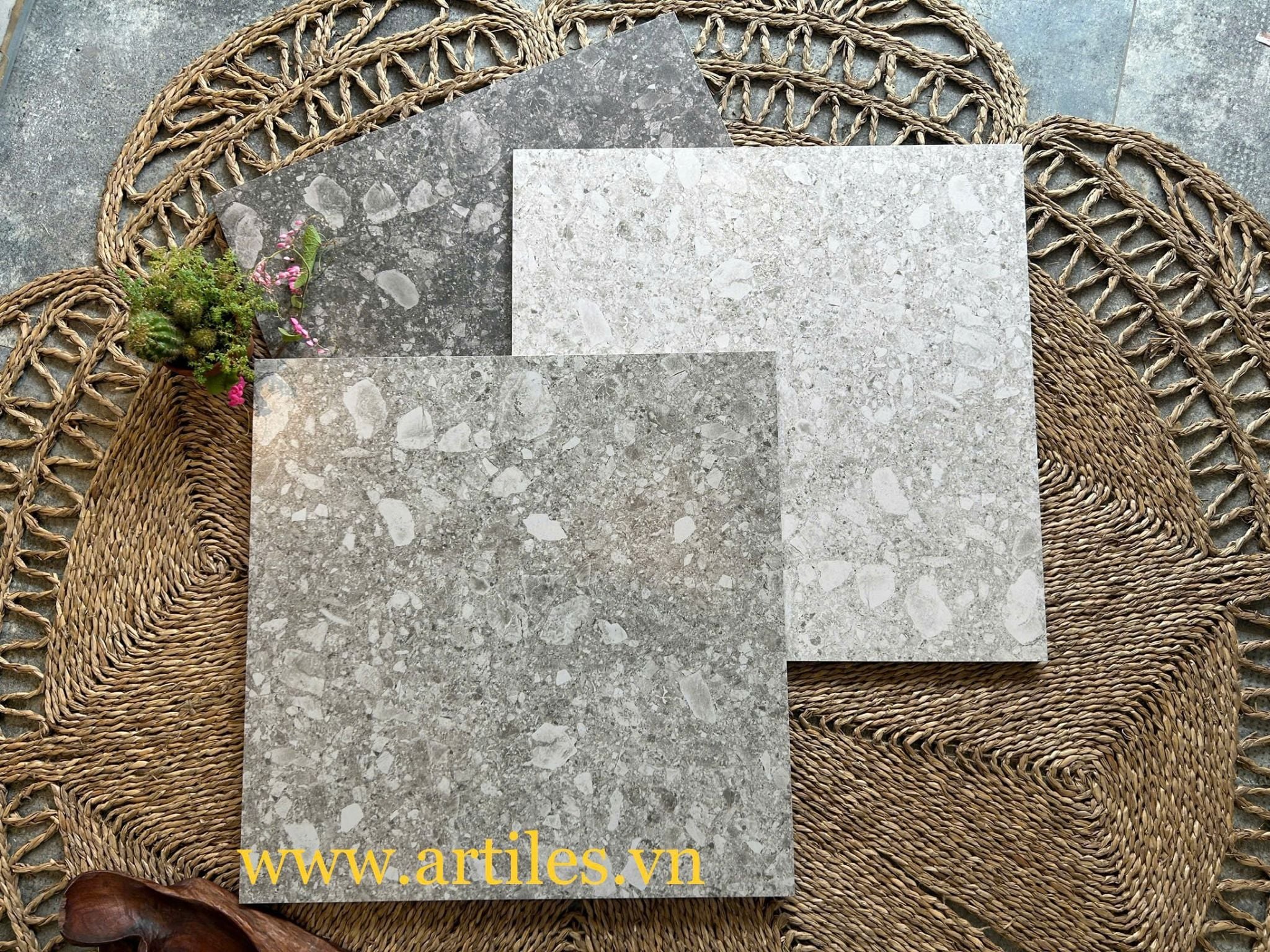 Gạch đá mài - terrazzo với thiết kế đẹp