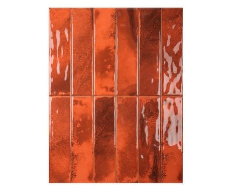  Gạch thẻ màu đỏ bóng lượn mặt ArtF09 