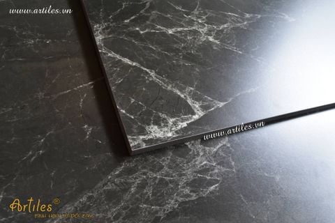  Gạch Lát Nền Tia Chớp Đen Mờ Mịn Art603S 