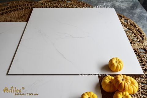  Gạch lát nền trắng khói mờ mịn 80x80cm 
