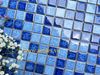 Gạch mosaic gốm sứ mix màu xanh ArtM253