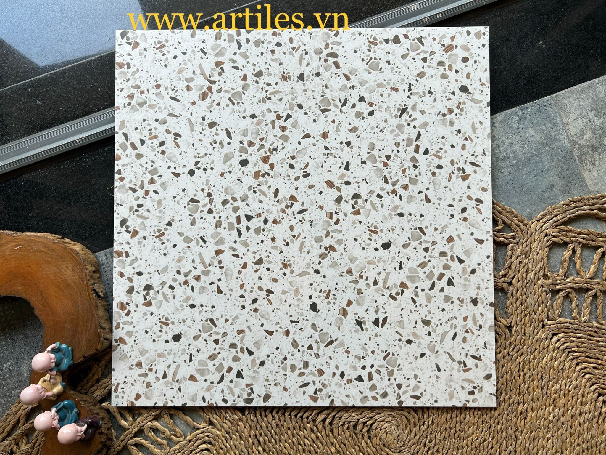 Gạch đá mài terazzo Art6060 -Ter52