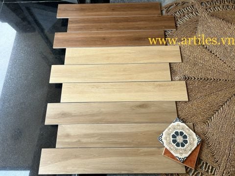  Gạch giả gỗ 15x90cm đẹp Art83 