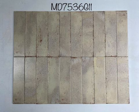  Gạch thẻ trắng loang nhám mờ G11 