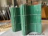 Gạch mosaic que 3 dãy màu xanh lá