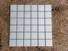 Gạch Mosaic Gốm Sứ Mờ Màu Trắng Mờ ArtM801