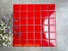 Gạch mosaic màu đỏ bóng 48x48mm Art16
