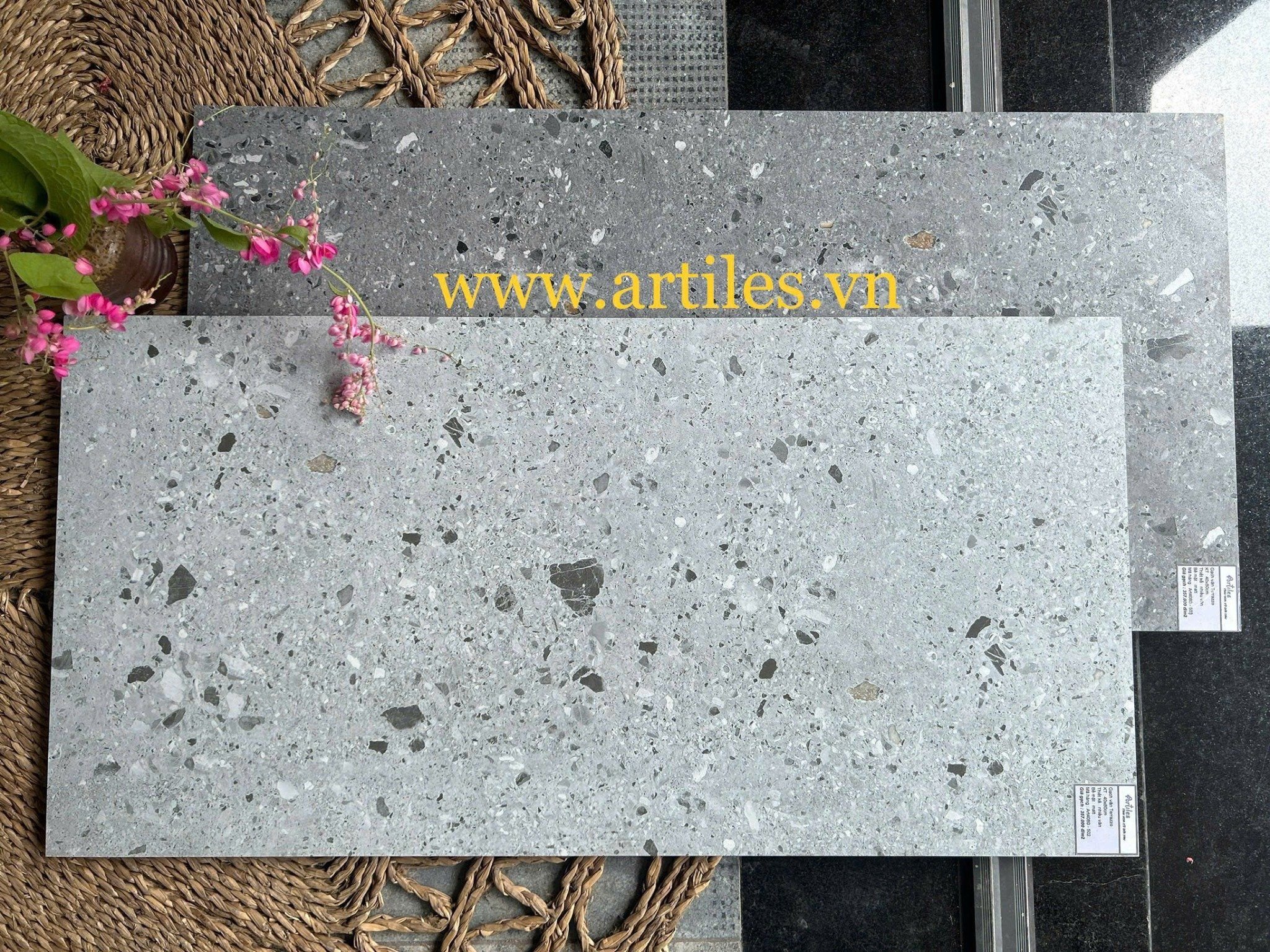 Gạch Terrazzo đá mài 40x80cm Art4080 - M502