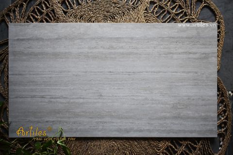  Gạch vân đá travertine mờ mịn 