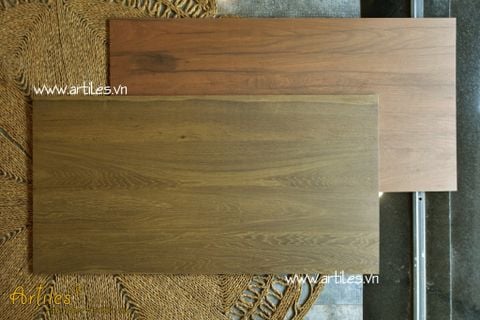  Gạch giả vân gỗ 60x120cm ốp thang bộ 