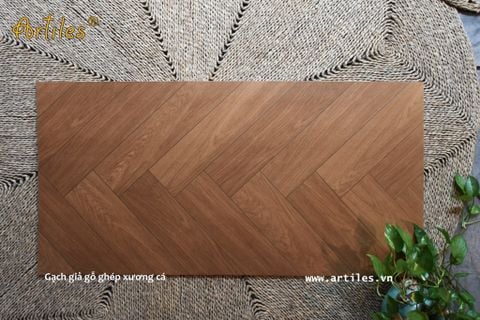  Gạch Vân Gỗ xương cá 60x120cm chất lượng ArtE04 