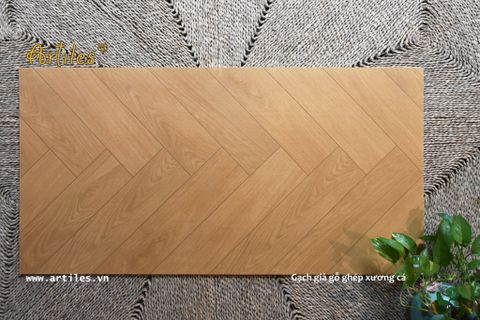  Gạch Vân Gỗ xương cá 60x120cm ArtE02 