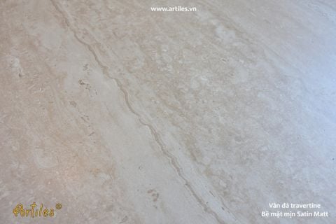  Gạch vân đá travertine 60x120cm màu nâu đất 