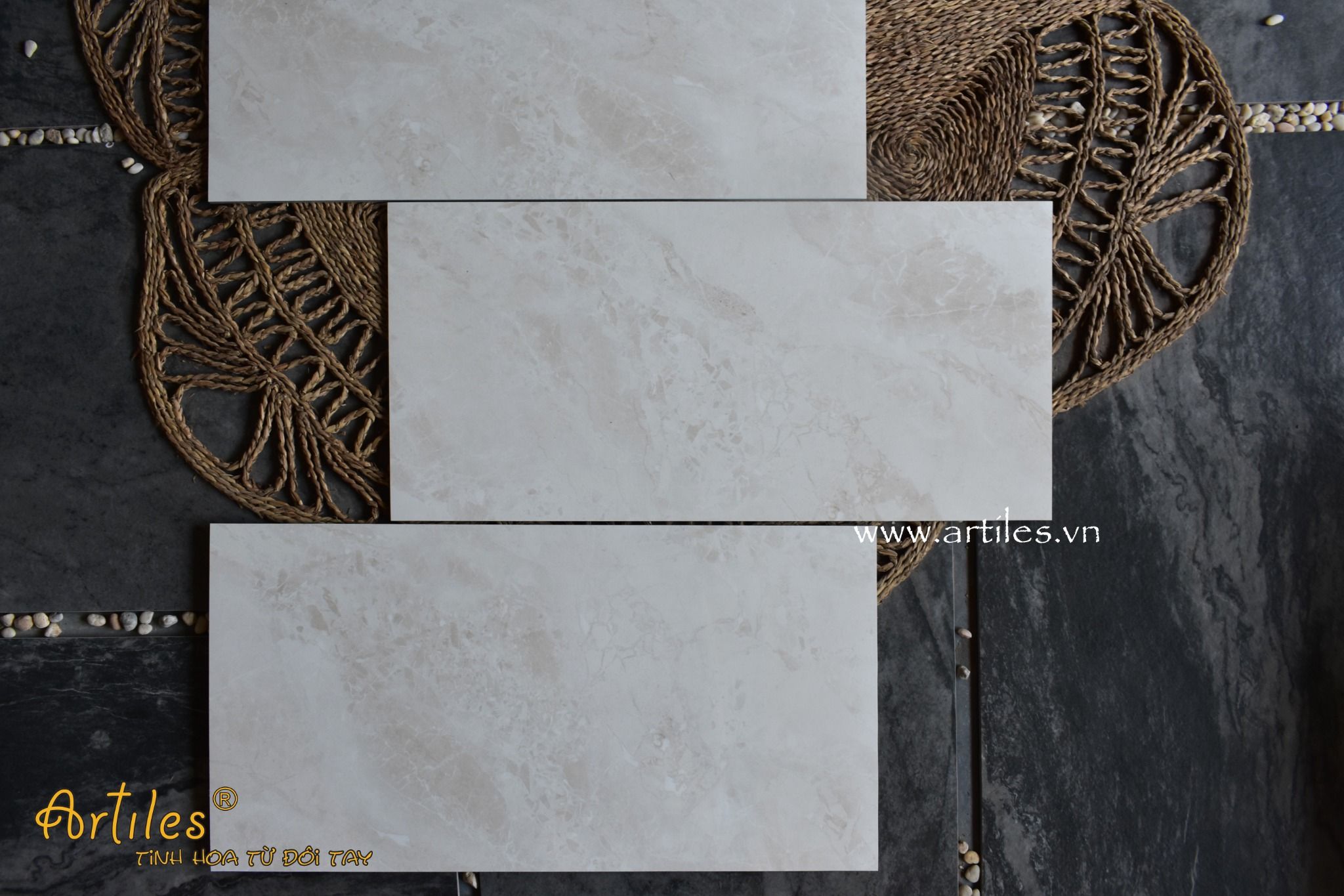 Gạch Vân Đá Bóng Chống Trầy 60x120cm
