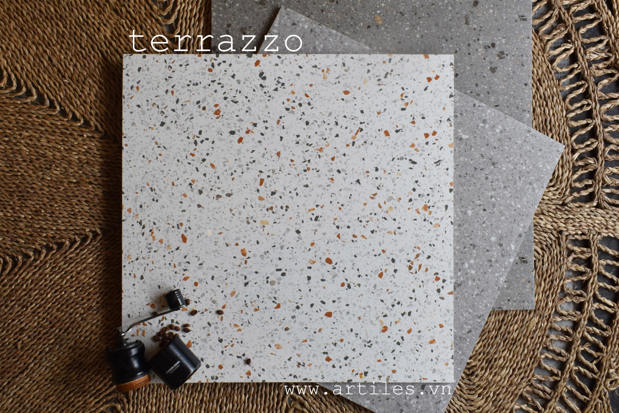 Gạch đá mài nhiều màu chất lượng Art6060 - 08GT