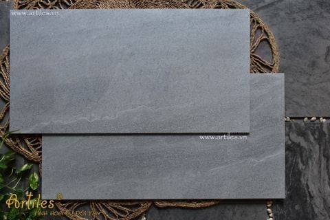  Gạch 60x120 màu xám nhạt mờ Art04 