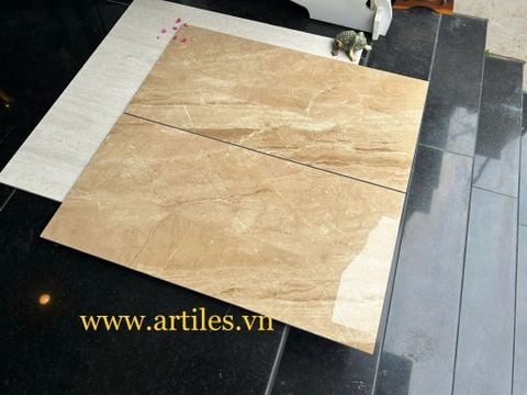  Gạch bóng kiếng ốp tường 40x80cm vân đá Art P016 