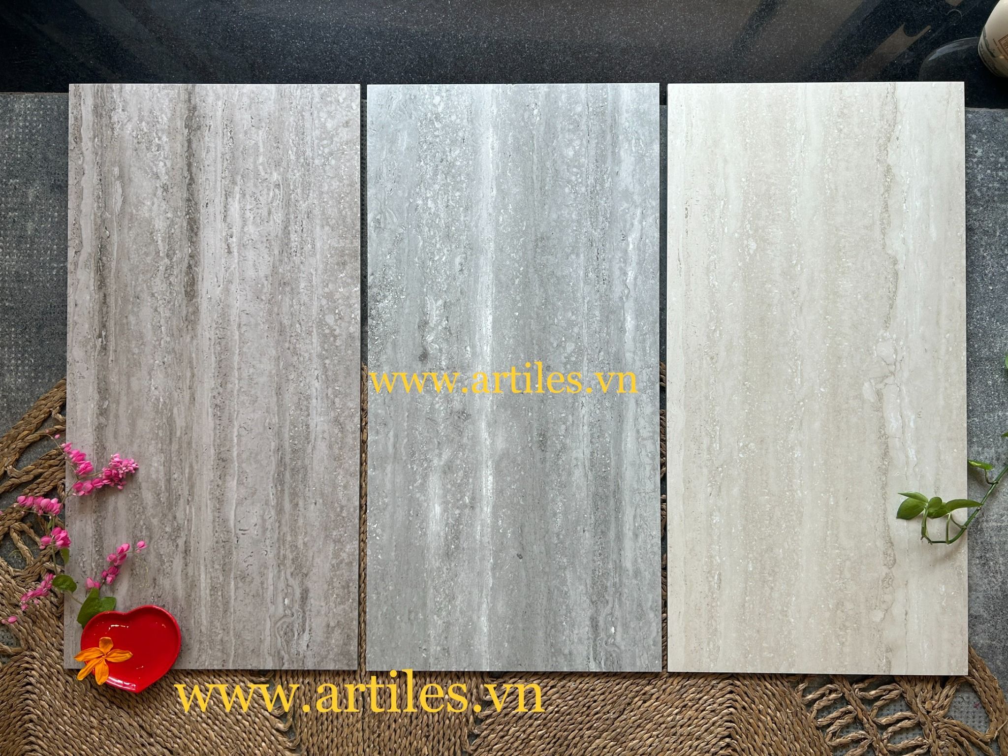 Gạch Vân Đá Travertine Art401M