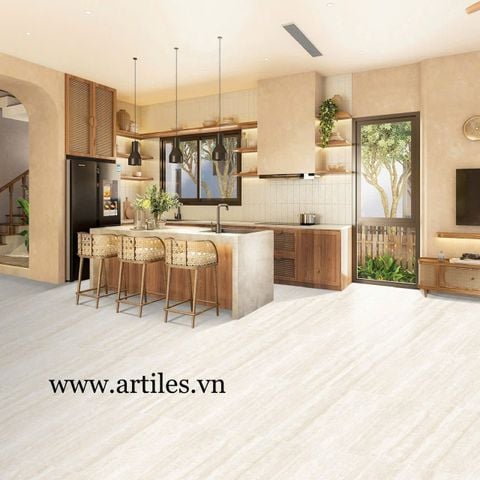  Gạch travertine 80x80cm ArtG01 
